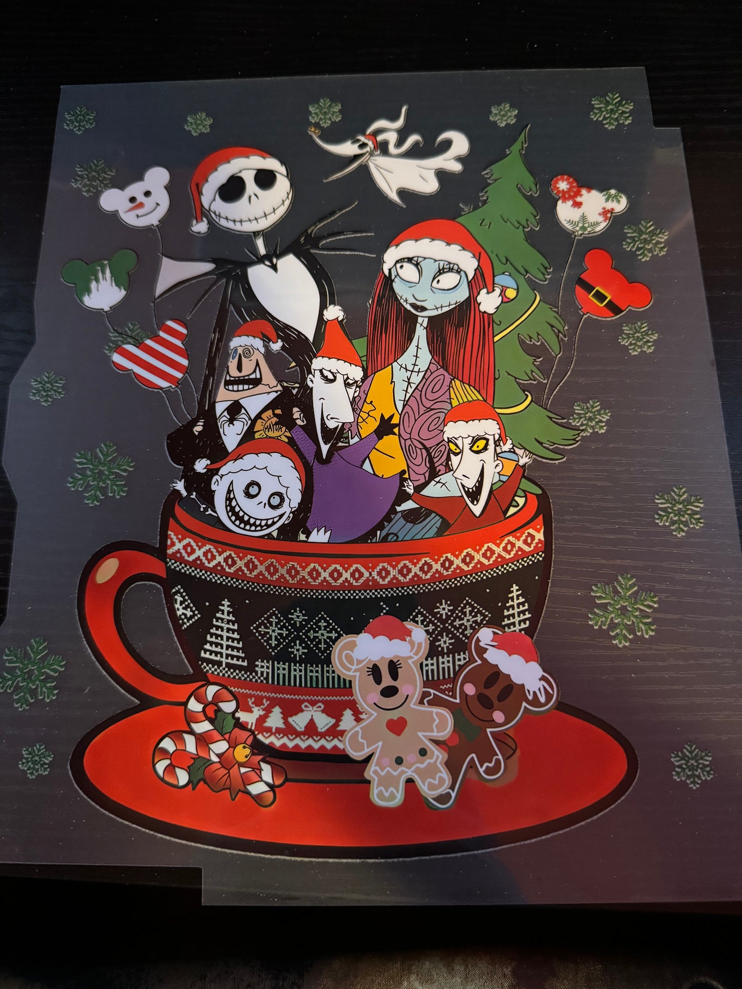 Nightmare Before Christmas decal for hoodies and more